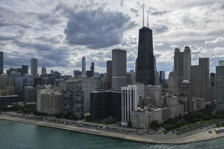 Guard not needed in Chicago, Pritzker tells AP during tour of city to counter Trump’s crime claims
