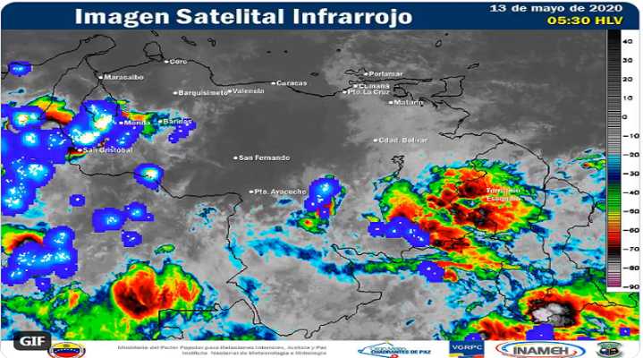 Persiste pronóstico de nubosidad y lluvias en gran parte del país