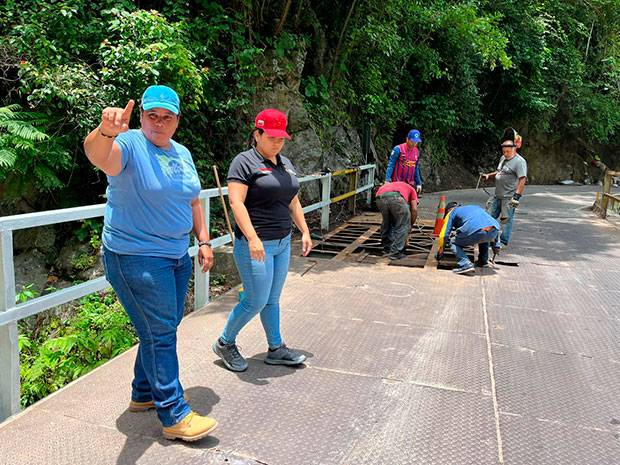 Avanza rehabilitación del puente Baloche en la carretera Ocumare de la Costa
