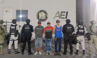 Detienen a tres con 200 dosis de droga y arma larga en Escobedo