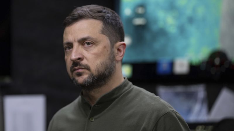 White House hasn’t ruled out Zelensky being in Alaska during Trump