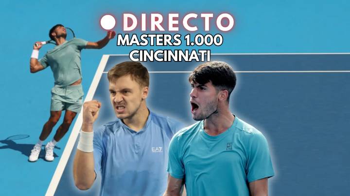 Carlos Alcaraz - Hamad Medjedovic de Cincinnati, en directo: resultado y última hora del partido de tercera ronda