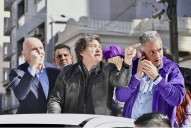 Fallida caravana de Milei en Lomas de Zamora: piedrazos al presidente y dos detenidos