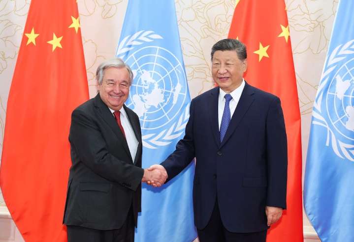 Recibe Xi Jinping a líderes mundiales para cumbre de la OCS