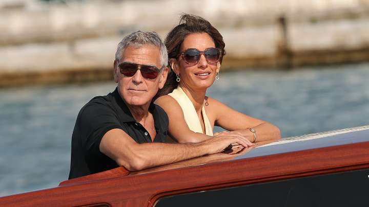 George Clooney Just Rallied From His Sick Bed At Venice, And It’s A Good Thing Because Amal’s Dress Is Fire