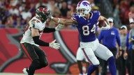 Bills' tight end Zach Davidson had a wild night that included Shilo Sanders and punting