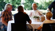 Pope Leo XIV invites local homeless people to lunch at summer villa