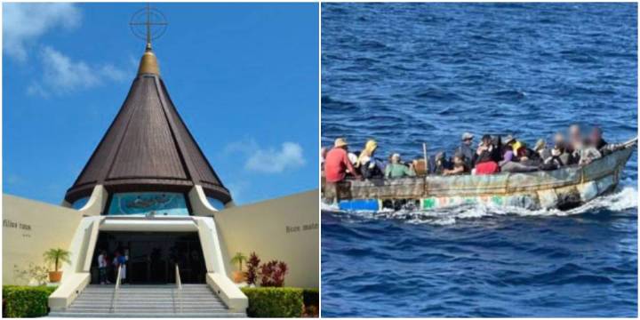 Miami inmortaliza la memoria de los balseros cubanos con esculturas de bronce en la emblemática Ermita de la Caridad
