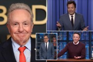 NBC Lorne Michaels says Jimmy Fallon Seth Meyers safe from Late Show Colbert style cancellation