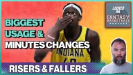 Fantasy Basketball Risers & Fallers | Biggest Usage & Minutes Changes for 25/26