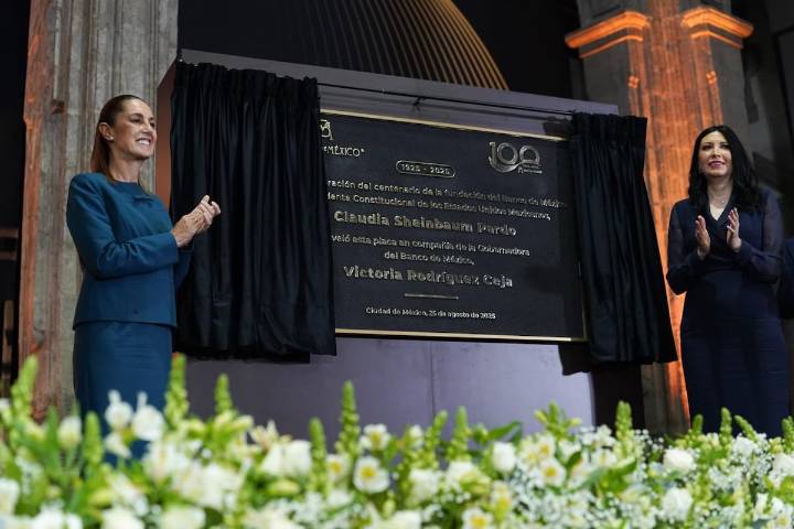 Celebran 100º aniversario del Banco de México, “un pilar de nuestra fortaleza económica”
