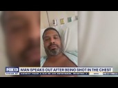 Seattle man speaks out after being shot in the chest