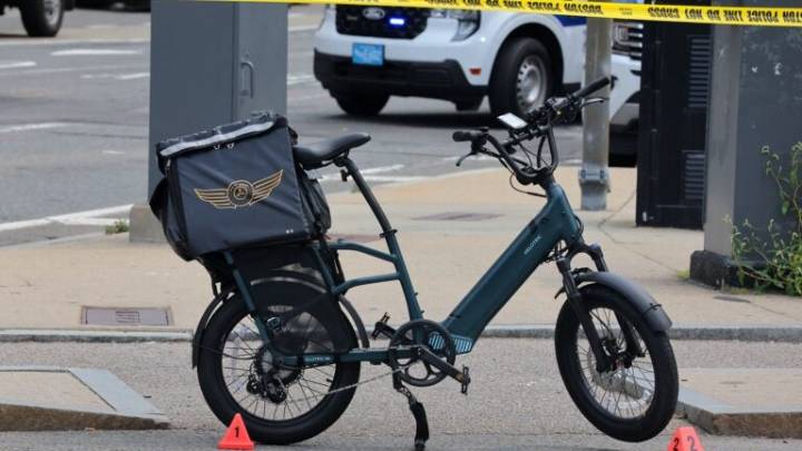 Pedestrian injured after being struck by e