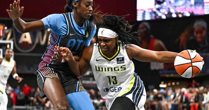 Short-handed Dallas Wings fall to Atlanta Dream 100-78. "We ran out of gas a little bit"