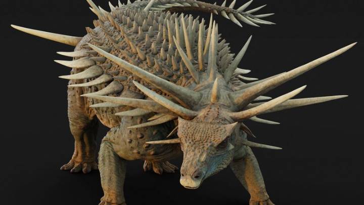 ‘Jaw-droppingly weird’ dinosaur from Morocco was studded with spikes and armor
