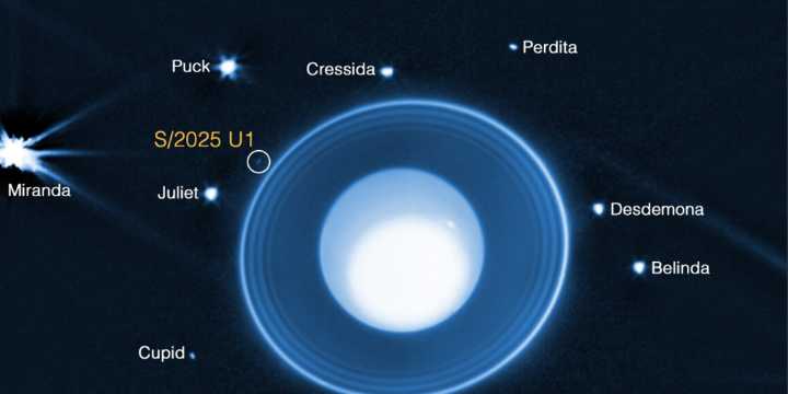 NASA’s Webb telescope discovers previously unknown moon orbiting Uranus