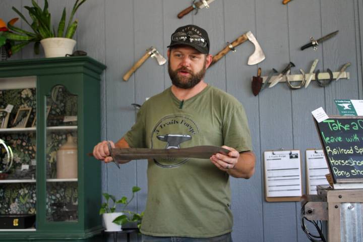 Forged with fire and fueled by passion, self-taught blacksmith Daniel Yoka brings old