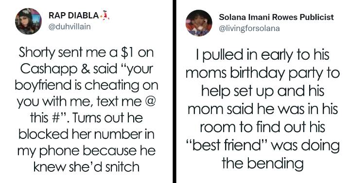 People Are Sharing The Exact Moment They Discovered They Were Being Cheated On (16 Tweets)
