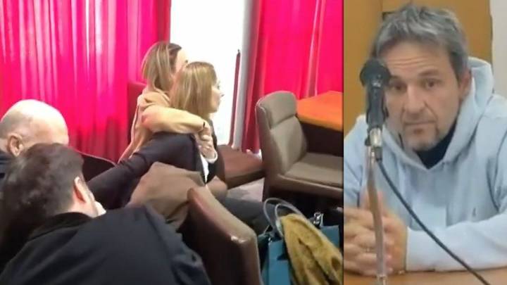 VIDEO: así fue la reacción del exmarido de Julieta Prandi al conocer su condena
