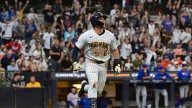 Brewers leftfielder Isaac Collins named NL player of the week