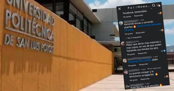 "Inquisición" de la UPSLP sanciona a alumnos por criticar su canción