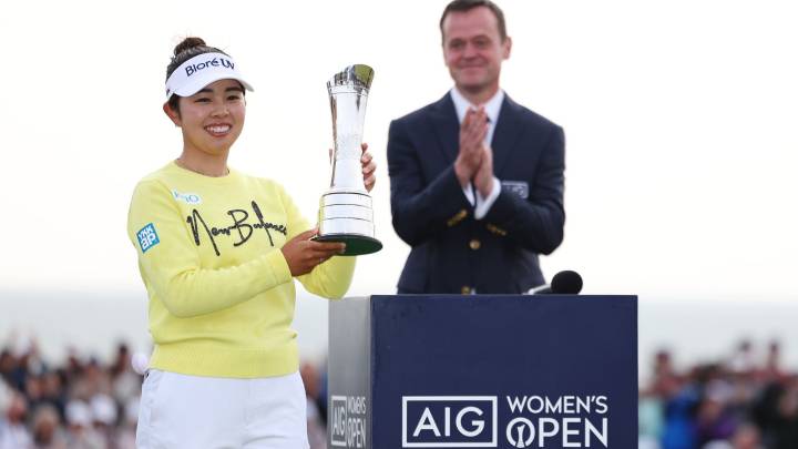 Miyu Yamashita holds off Charley Hull to claim first major title at AIG Women's Open