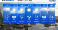 Hot, muggy and locally stormy weather is in Maryland's Thursday forecast