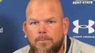 Kent State football coach Mark Carney on winning season opener