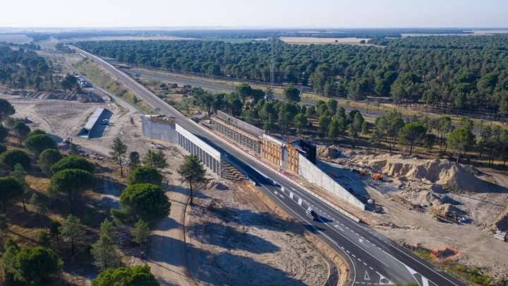 Así avanza la U de Olmedo en Valladolid: finalizado uno de los cuatro pasos superiores