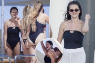 Selena Gomez flaunts her figure during girls' yacht trip to Cabo