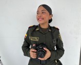 María Alejandra, la fotógrafa que retrata sueños en la Policía Nacional