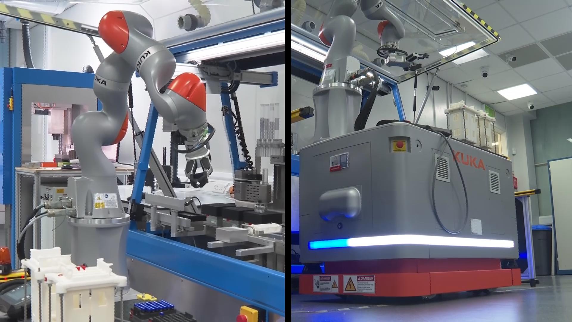The robot chemists helping scientists in a university chemistry lab
