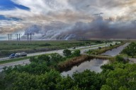 Photos: Everglades wildfire blankets Broward skies with smoke