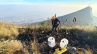 Sofocan incendio en Pico Norte del Cerro de la Silla en Guadalupe