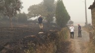 Desactivado o nivel 2 en Agolada, onde o lume estivo á porta das casas e estabilizado o de Toques