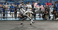 Robots box, sprint and stumble in first-ever World Humanoid Robot Games
