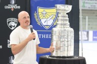 Cathedral grad Nate Schmidt overwhelmed by turnout to see Stanley Cup in St. Cloud