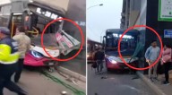 Custer se estrella contra estación de la Línea 1 del Metro de Lima en SJL: nueve personas resultaron heridas