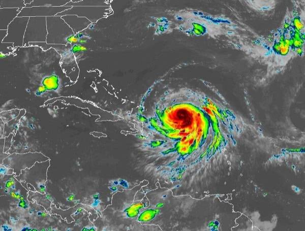 Hurricane Erin Weakens To Category 3 After Rapid Surge