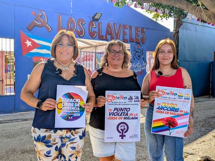 La caseta de IU en la Feria de Málaga contará con puntos violeta y arco iris para una Feria «segura e inclusiva»