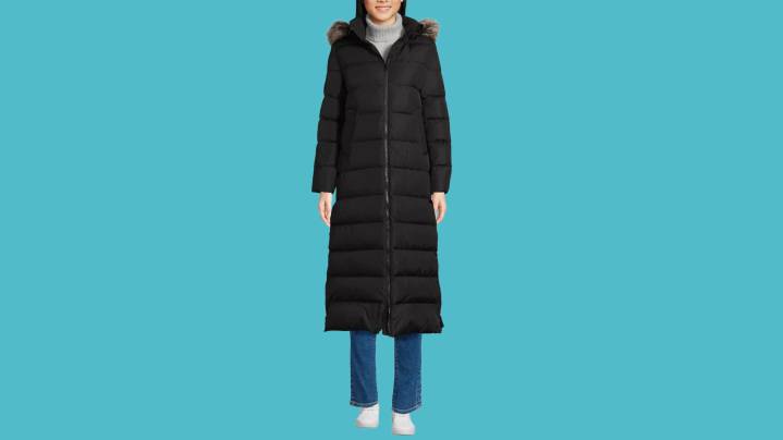 Save $60 on the warm and stylish Lands’ End Maxi Coat at Target