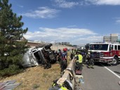Crash on I-25 south of Denver causes extreme delays