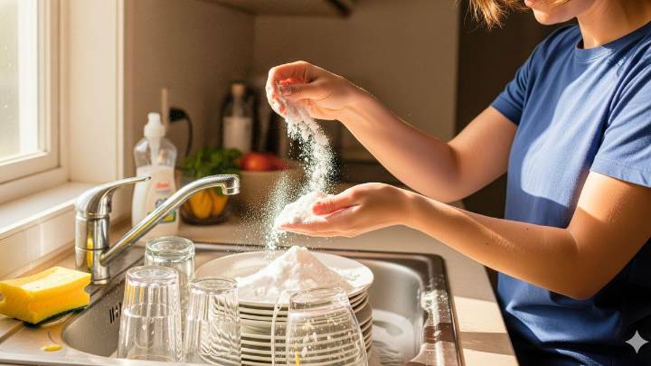 Cómo usar bicarbonato para eliminar el olor a huevo de los platos y vasos: el truco que no falla