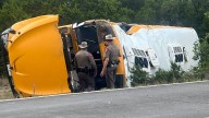 Multiple injuries reported after bus rollover crash in Travis County