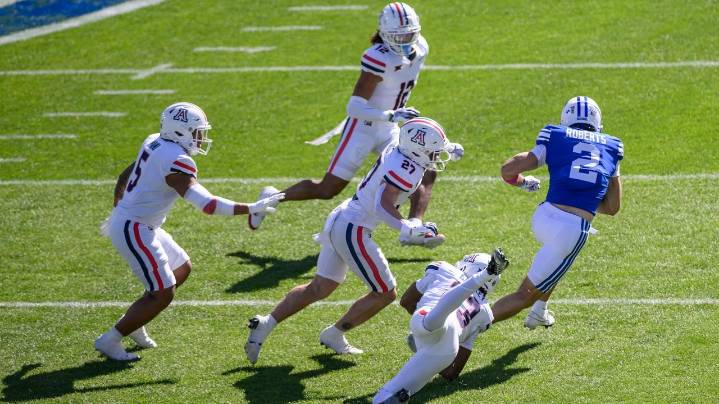 BYU enters the season with a quarterback competition after Jake Retzlaff's transfer to Tulane