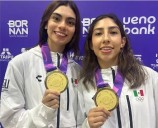 Andrea Zambrano y Zaira Salgado se bañan en oro