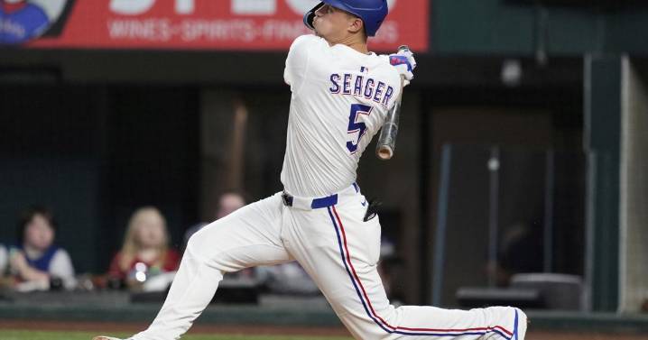 Rangers get trio of 3-run homers and Seager goes deep in 20