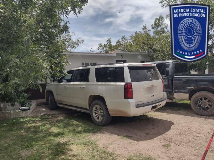 Asegura AEI Suburban, elementos balísticos y una porción de marihuana tras persecución en la carretera a Aldama