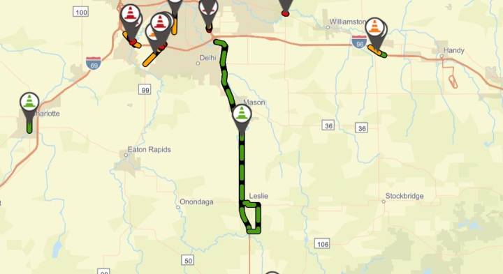 U.S. 127 closure starting in Jackson County for safety upgrades