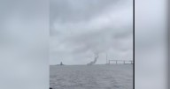 Explosion on ship near Baltimore's Key Bridge prompts U.S. Coast Guard response